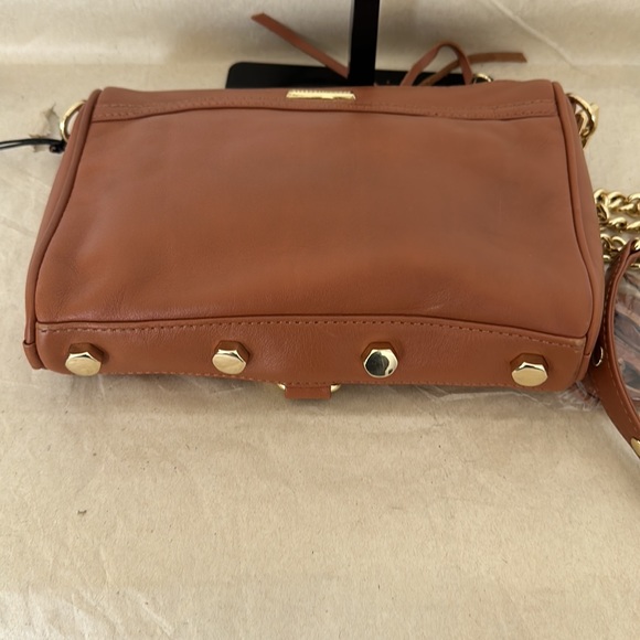 Rebecca Minkoff Mini M.A.C Crossbody - Almond with gold Hardware WT # 11243 - Picture 4 of 6